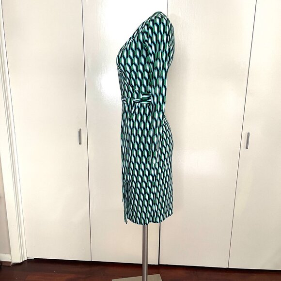 Diane Von Furstenberg wrap long sleeves dress - Picture 6 of 11